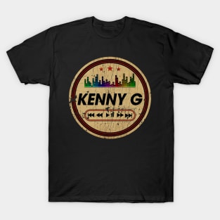 Graphic Kenny G Name Retro Distressed Cassette Tape Vintage T-Shirt